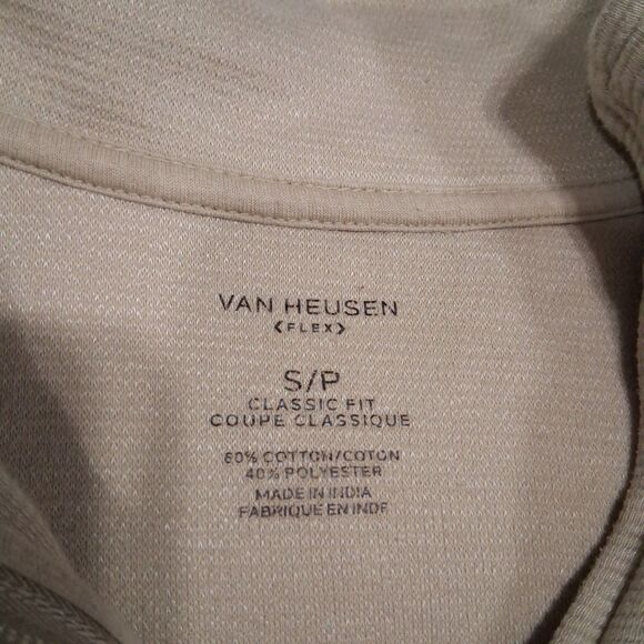 Van Heusen Sweater Men's Small Classic Fit Ribbed Knit Long Sleeve 1/4 Zip - Picture 3 of 10
